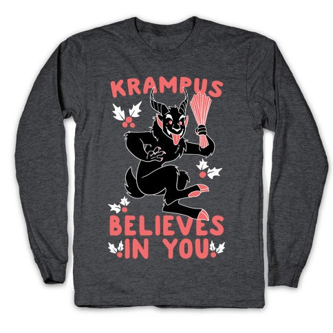 Krampus Believes in You Longsleeve Tee